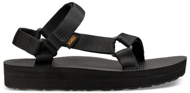 Teva Midform Universal 女 運動涼鞋 經典 織帶 涼鞋 中厚底 黑 [TV1090969BLK]