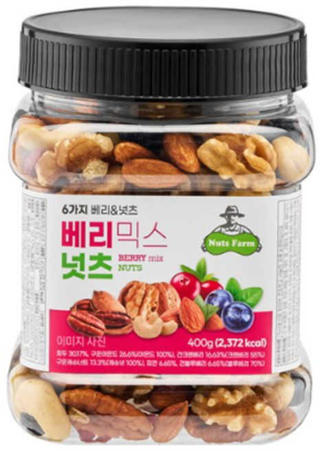 넛츠팜 베리 믹스 넛츠, 400g, 1개