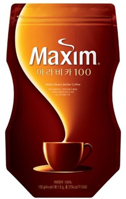 텐텐 150g 동서 맥심 커피 리필 아라비카100 1(개)단일상품