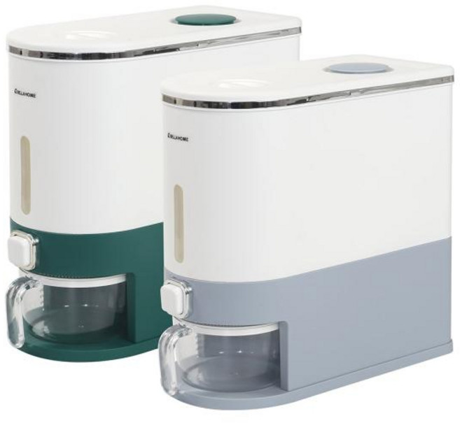 벨라홈쌀통 초특가벨라홈버튼식 계량쌀통 10kg, 1개