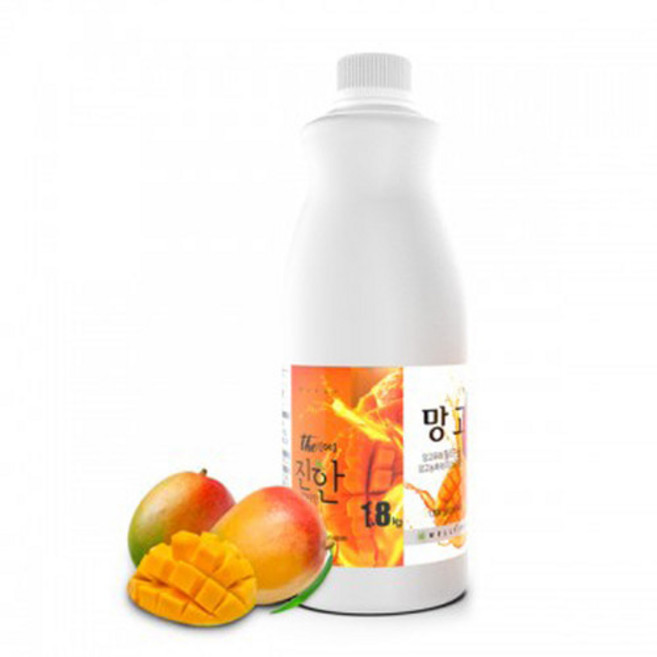 웰파인 더진한 망고 농축액, 1.8kg, 1개