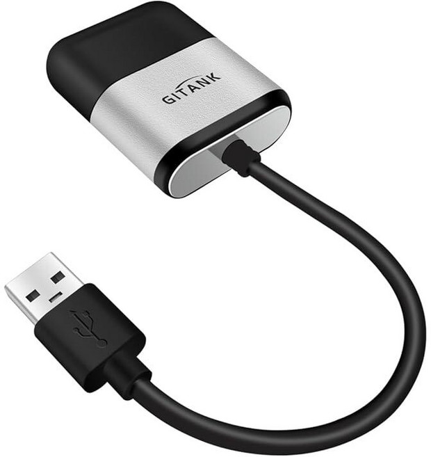 Gitank USB 블루투스 5.3 차량용 어댑터 렉서스 도요타 오펠 사브 파이오니어 라디오 및 클라리온 라디오 아이팟 아이폰 음악 인터페이스 커넥터와 호환, Gitank USB 블루투스 5.3 차량용 어댑터 렉서