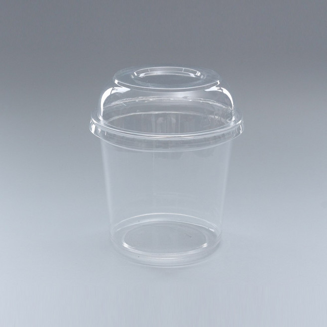 [BR] 24온스 과일 푸딩컵 용기+돔 뚜껑 (DC24S/700ml/투명) 500개 세트