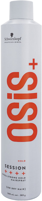 Schwarzkopf 施華蔻 黑炫風 OSIS+特強定型噴霧 黑颶風 黑珍珠100 / 500ml, 1個