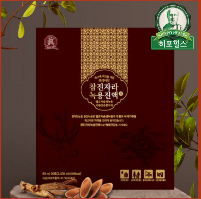 참진 자라 생녹용 진액 즙 엑기스 국내산 엘크사슴 분골, 30개, 80ml