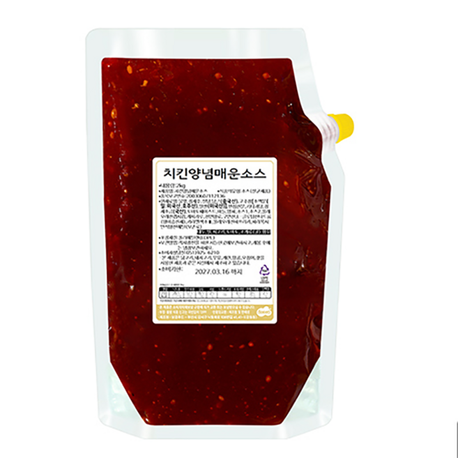보감푸드 치킨양념매운소스 2kg, 2개