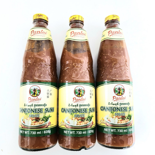 태국 Pantai 켄토니스 수끼 소스 / CANTONESE SUKI SAUCE HALAL 할랄 판타이 샤브샤브 월남쌈 수끼소스, 3개, 730ml
