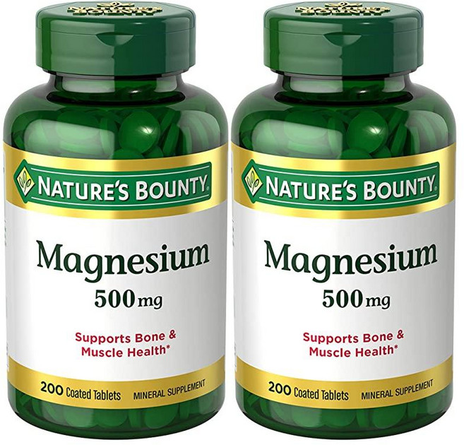 네이처스바운티 마그네슘 500mg 태블릿, 400회분, 1개