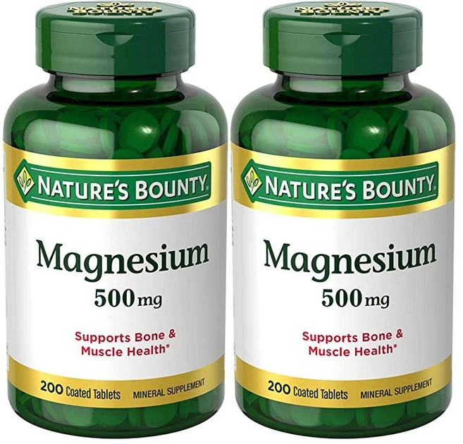 네이처스바운티 마그네슘 500mg 태블릿, 400회분, 1개 - 쿠팡