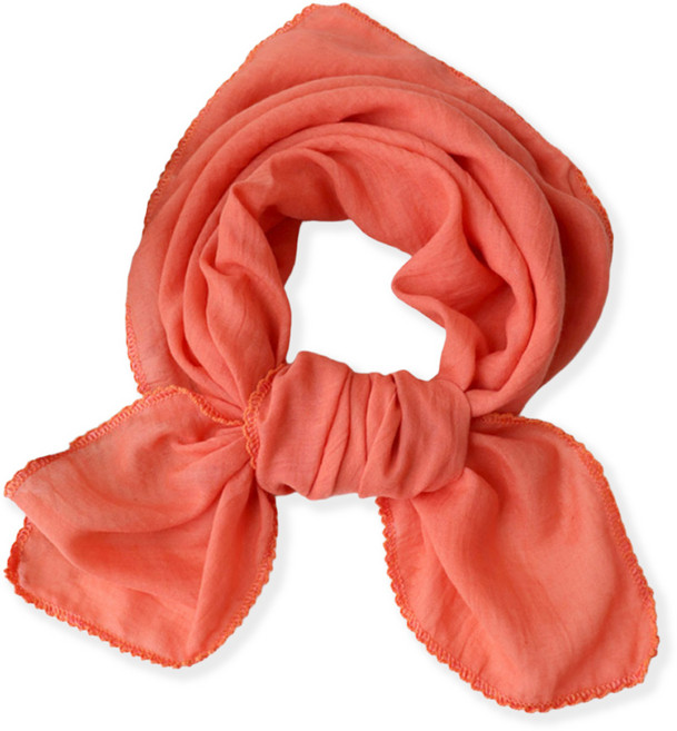 메리앤유 무지 파스텔 칼라 코튼 면 손수건 겸 쁘띠 스카프 국산 대형