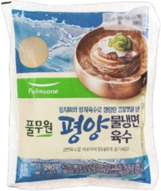 풀무원 평양물냉면 육수, 290g, 17개