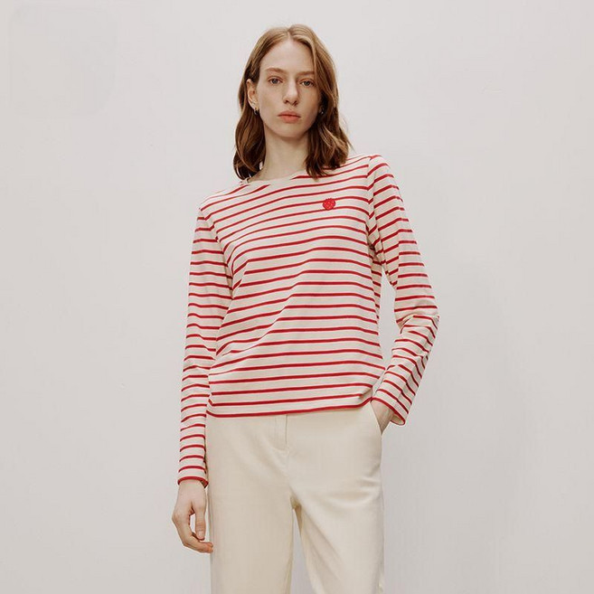 첫사랑을위하여 염정아티셔츠 긴팔스트라이프 1