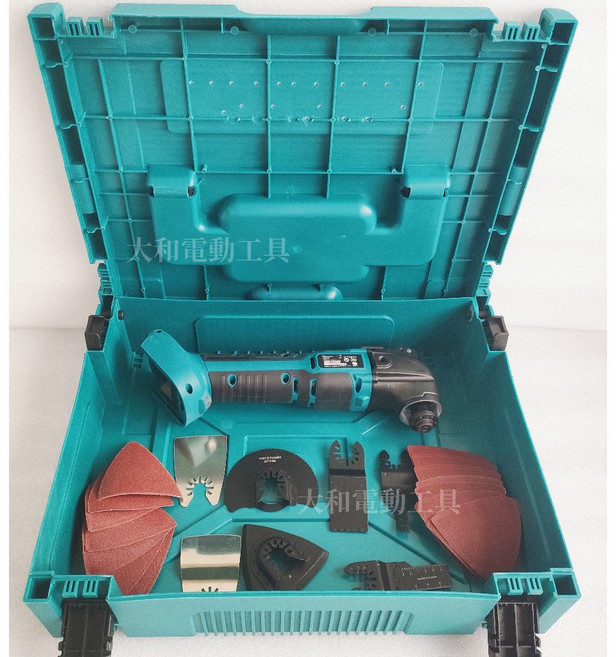 DTM51 18V 無刷 磨切機, 1個, 磨切機+工具箱+全套配件