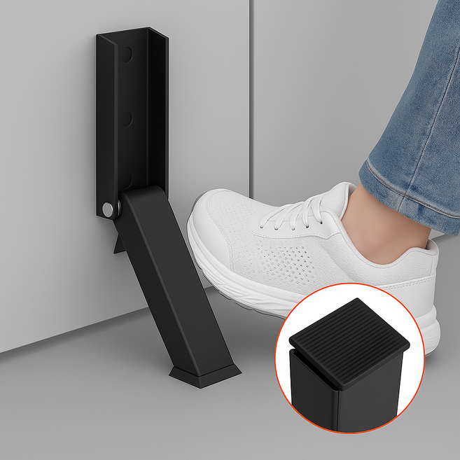 아우리온 무타공 강력고정 끼임방지 자석 도어스토퍼, 1개