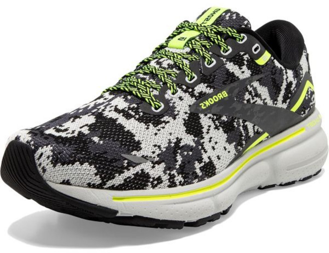 브룩스 남성 고스트 15 뉴트럴 런닝화 블랙 에보니 나이트라이프