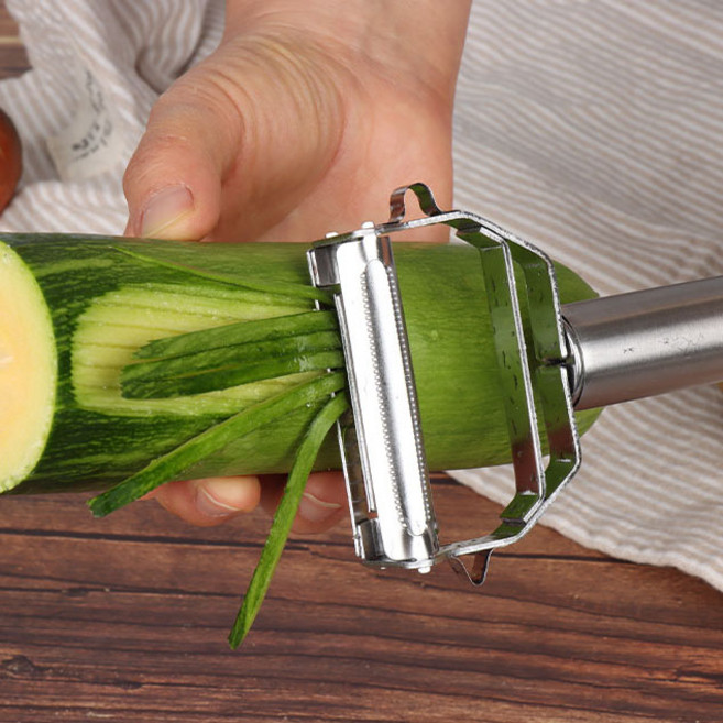 DAMDA 올스텐 이중 멀티 채칼 슬라이서 감자칼, 1개, 스테인레스