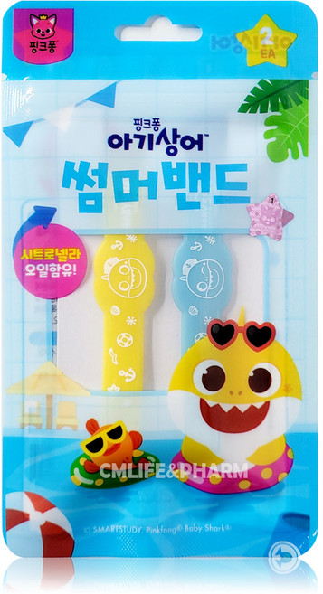 아텍스 핑크퐁 썸머밴드 시트로넬라오일함유 2p, 6개