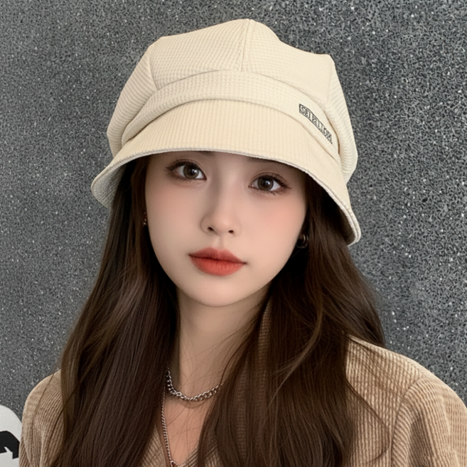 [윈즈] 여성 봄 가을 겨울 챙모자 중년 벙거지