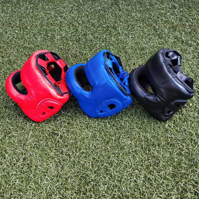 데블가드 리뉴얼 코보호 헤드기어 Ver5R 블루 레드 블랙 성인용L 아동용XS 복싱 격투기 MMA, 1개