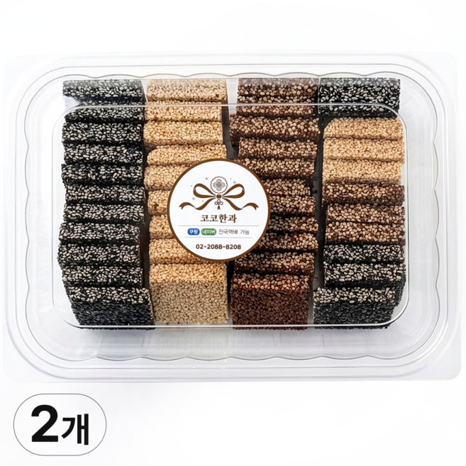 코코한과 수제 혼합 3가지맛 350g 1kg 깨강정 (검정깨 참깨 들깨 ), 1개