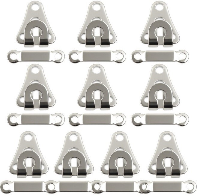 바지후크 마이깡 바지걸고리 훅 아이 10쌍 (암.수 세트), 1개, 일단마이깡 대-니켈10쌍