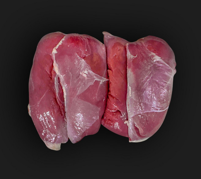 국내산 냉장 오리가슴살 1kg 생 오리 가슴살 슬라이스 구이 껍질 제거, 1개