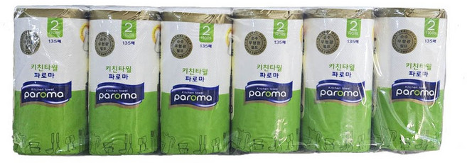 파로마 키친타올 135매 2묶음 24롤, 1박스