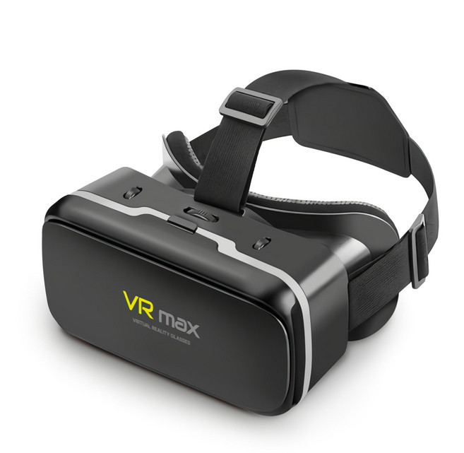 코시 가상현실 스마트폰 VR기기 360도 초점 조절 블랙, VR4076, 1개