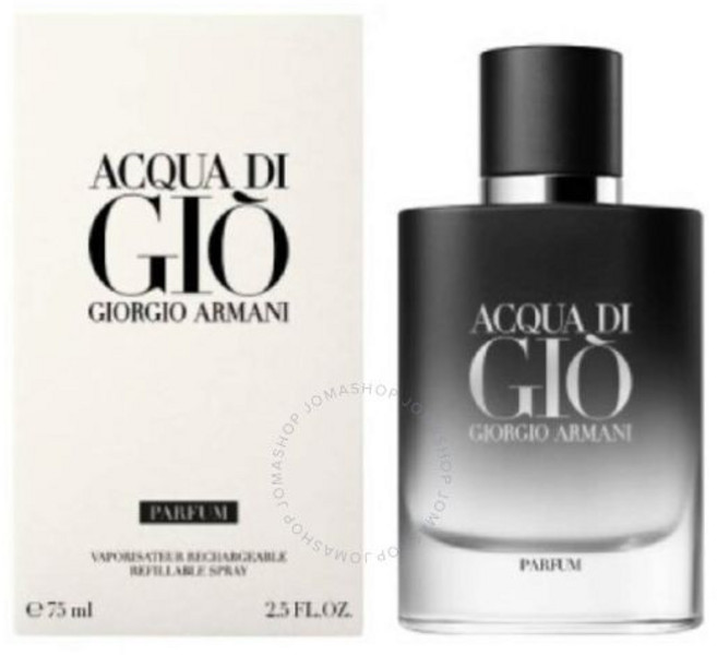 향수 조르지오 아르마니 남성용 아쿠아 디 지오 파르퓸 EDP 스프레이 75ml 향수, 1개
