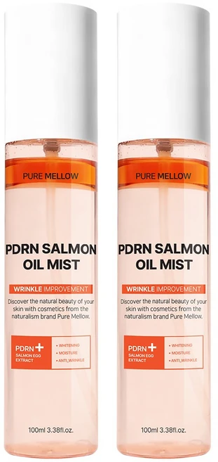 퓨어멜로우 PDRN 연어 오일 미스트, 2개, 100ml - 쿠팡