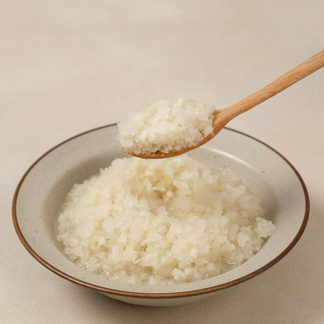 [희야네식탁] 국내산무 100% 그대로 갈은무 간무 메밀소바 김치양념 국물요리, 10개, 500g