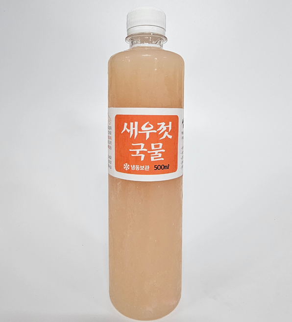 새우젓국물 500mL 천연 육수 맛내기 다시 조미료, 1개