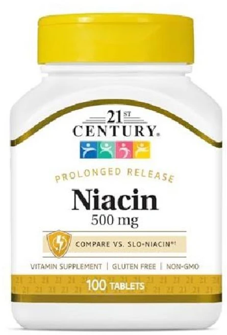 21st Century 니아신 장기 방출 500mg 100정 x 3 나이아신 Niacin, 3개 - 쿠팡