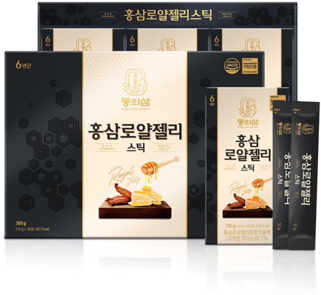동의삼 홍삼로얄젤리스틱 10g x 30포 + 랜덤 사은품1개 증정, 1개, 300g