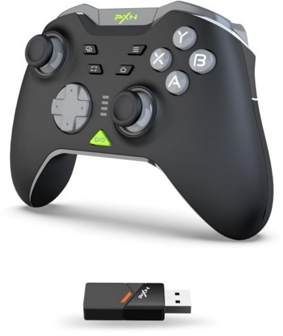 PXN P5 무선 게임 컨트롤러 홀 효과 조이스틱 트리거 1000Hz 폴링 4개의 매크로 버튼 2.4G 블루투스 소프트웨어 터보 기능 앱 지원 PC 스팀덱 닌텐도 스위치 2 안, PXN P5 무선 게임 컨트롤러 – 홀 이펙트 조이스틱