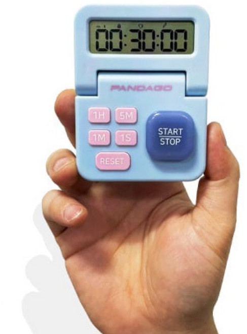품질 좋고 가심비 뛰어난 / 판다고 공부타이머 스터디 타이머 / 지금 나에게 필요한 MUST HAVE 아이템, 1개, 블루