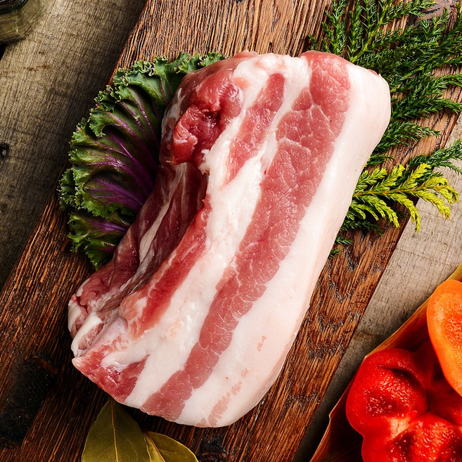 할매정육점 [3만원이상 떡갈비증정] 수육 통삼겹살 500g+500g+소스 증정, 2팩, 500g