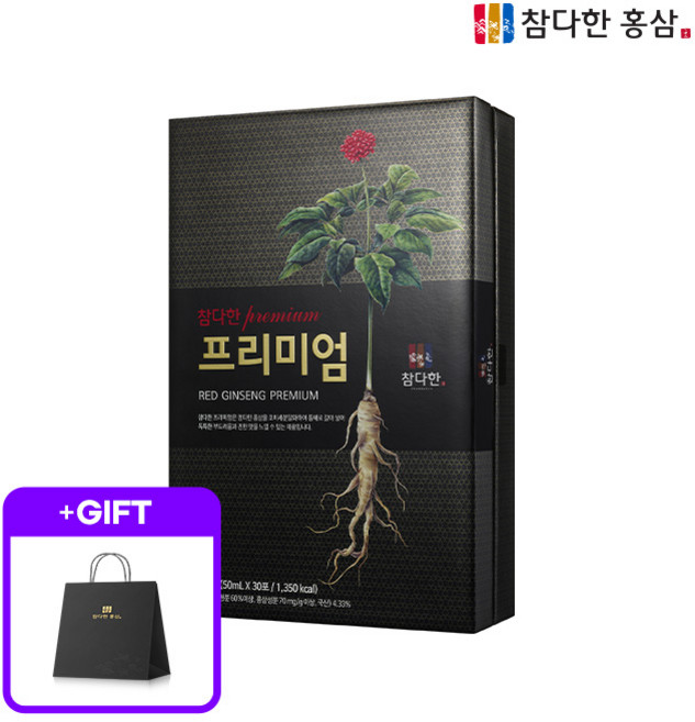 [공식] 참다한 홍삼 WCS 프리미엄 1박스 + 쇼핑백증정, 1개, 50ml