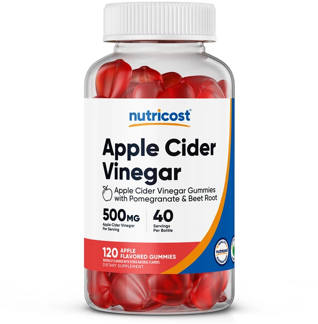 뉴트리코스트 애플 사이다 비니거 500mg 120구미 1개, 120정 - 쿠팡