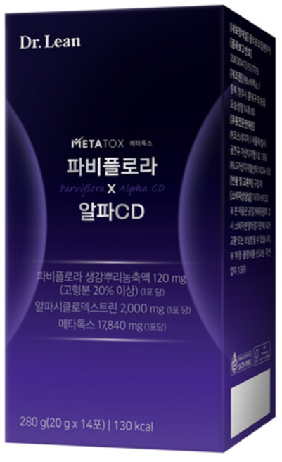 닥터린 파비플로라 알파CD 14포, 280g, 12개