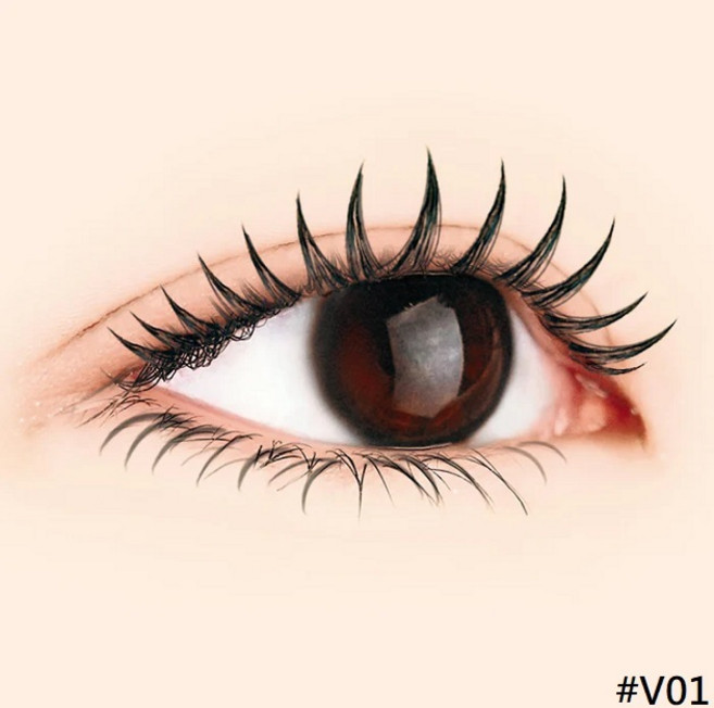 CANMAKE 精緻捲翹睫毛膏 日本數量限定款, 1個, V01日本限定濃密黑