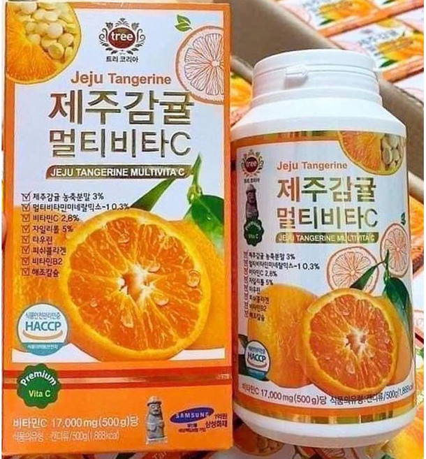 Jeju Tangerine 제주감귤 멀티비타C, 500g, 1개