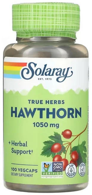 솔라레이 산사나무 525mg 베지 캡슐 100정, 1개 - 쿠팡