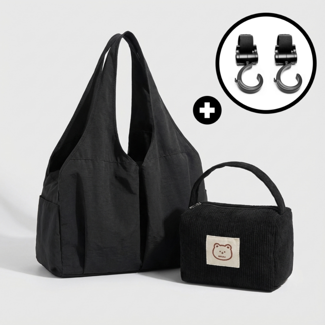 가벼운 만능 7포켓 아기 기저귀가방