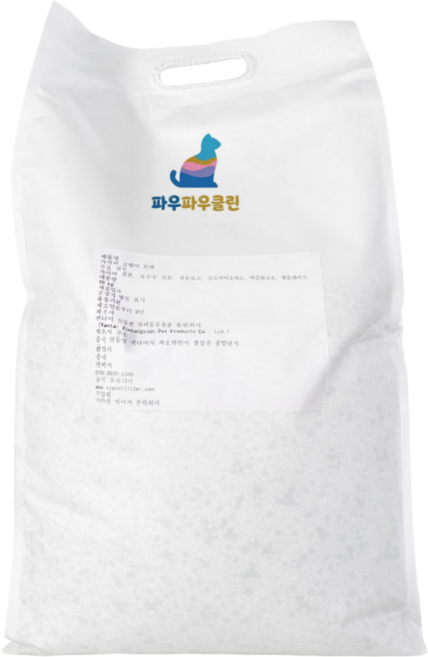 파우파우 카사바 고양이 모래 2.3KG, 무향, 1개, 2.35kg