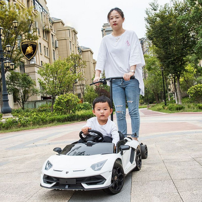 DHB 아기푸쉬카 붕붕카 선물 전동차 생일 아기 조카 자동차 어린이 유모차 유아, 코리아, 화이트, 1개