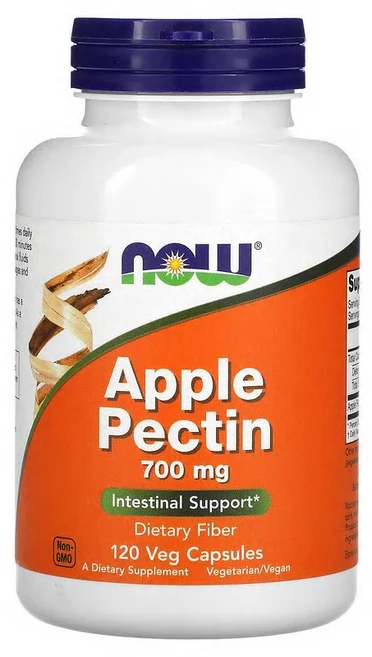 NOW Foods 사과 펙틴 700mg 베지 캡슐 120정 NOW-06425, 1개 - 쿠팡