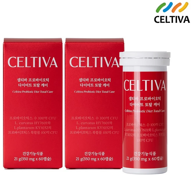 셀티바 프로바이오틱 다이어트 토탈 케어, 60정, 2박스 - 쿠팡