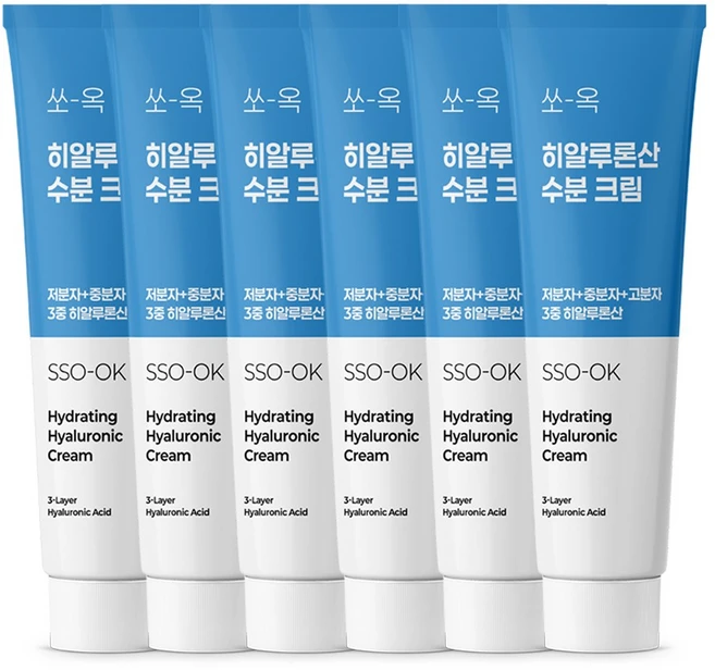 쏘옥 히알루론산 수분 크림, 6개, 25ml - 쿠팡