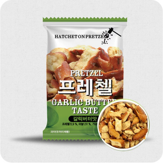 위너스 프레첼 갈릭버터, 85g, 7개